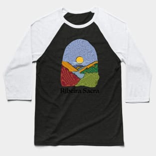 Riverside landscape in autumn Baseball T-Shirt